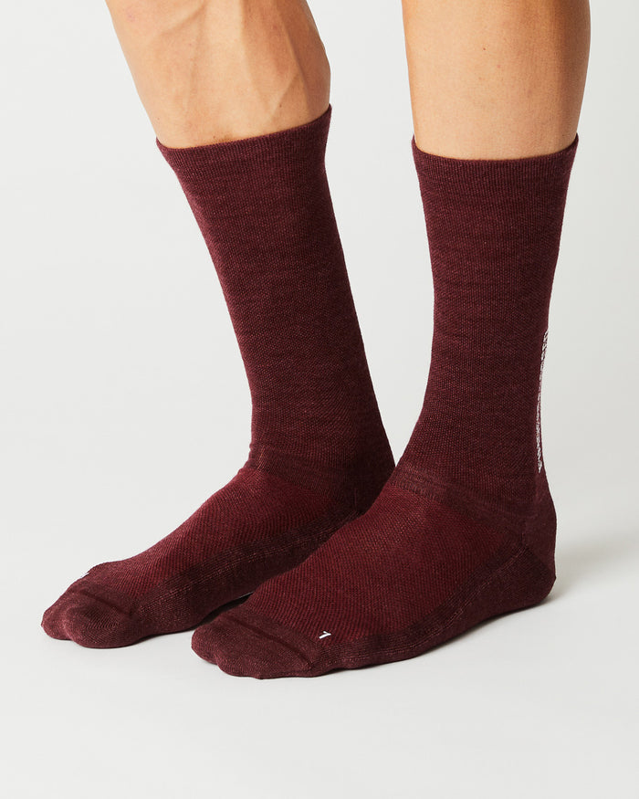 Beklædning - Sokker - Fingerscrossed Light Merino Silk Spring/Fall Sokker - Bordeaux