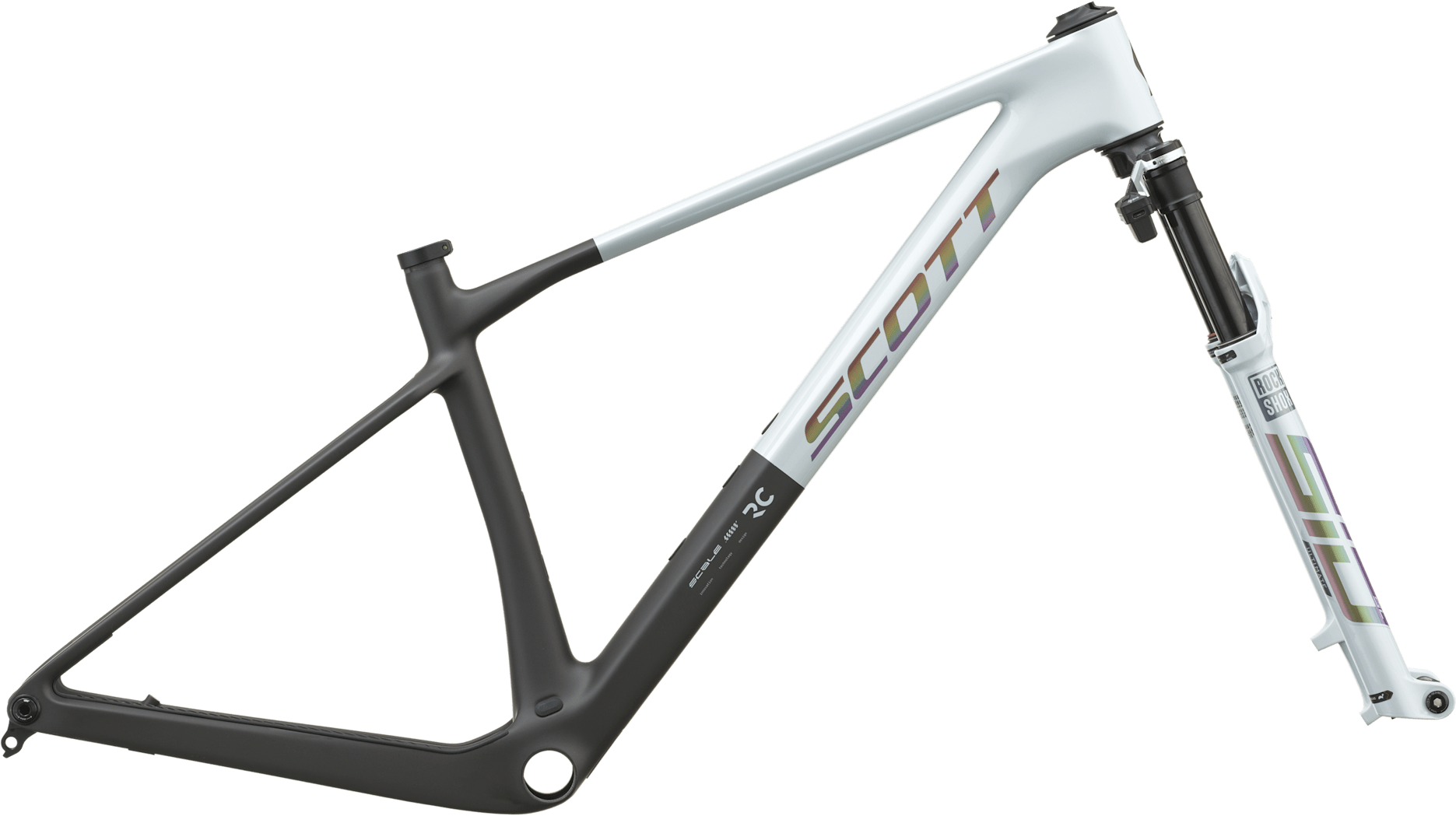 Scott Frame+Fork Scale RC World Cup 2027 - Cumulus White Scott Frame+Fork Scale RC World Cup 2027 - Cumulus White