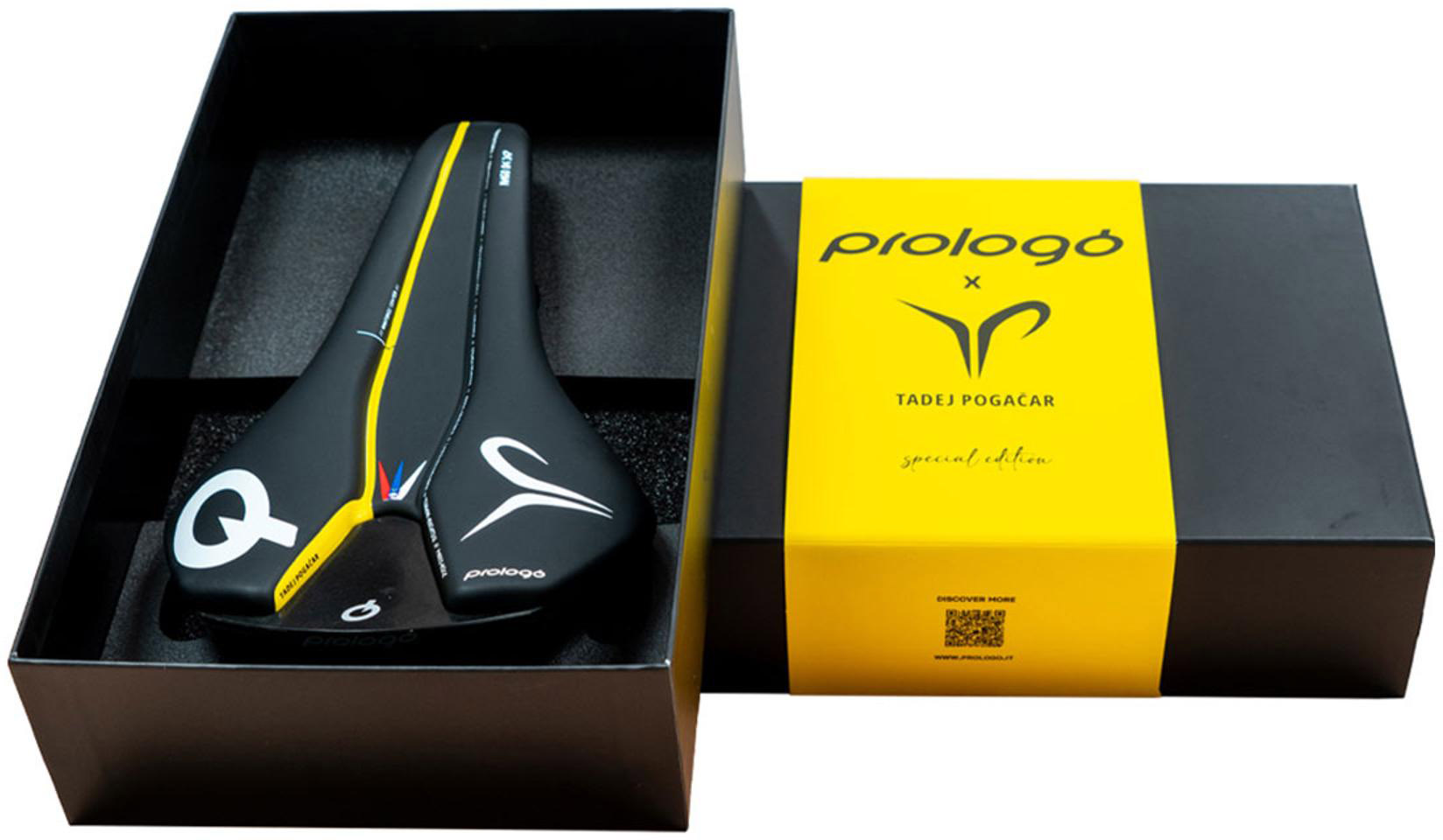 Tilbehør - Cykelsadel - Prologo Nago R4 147 Tadej Pogačar - Sort