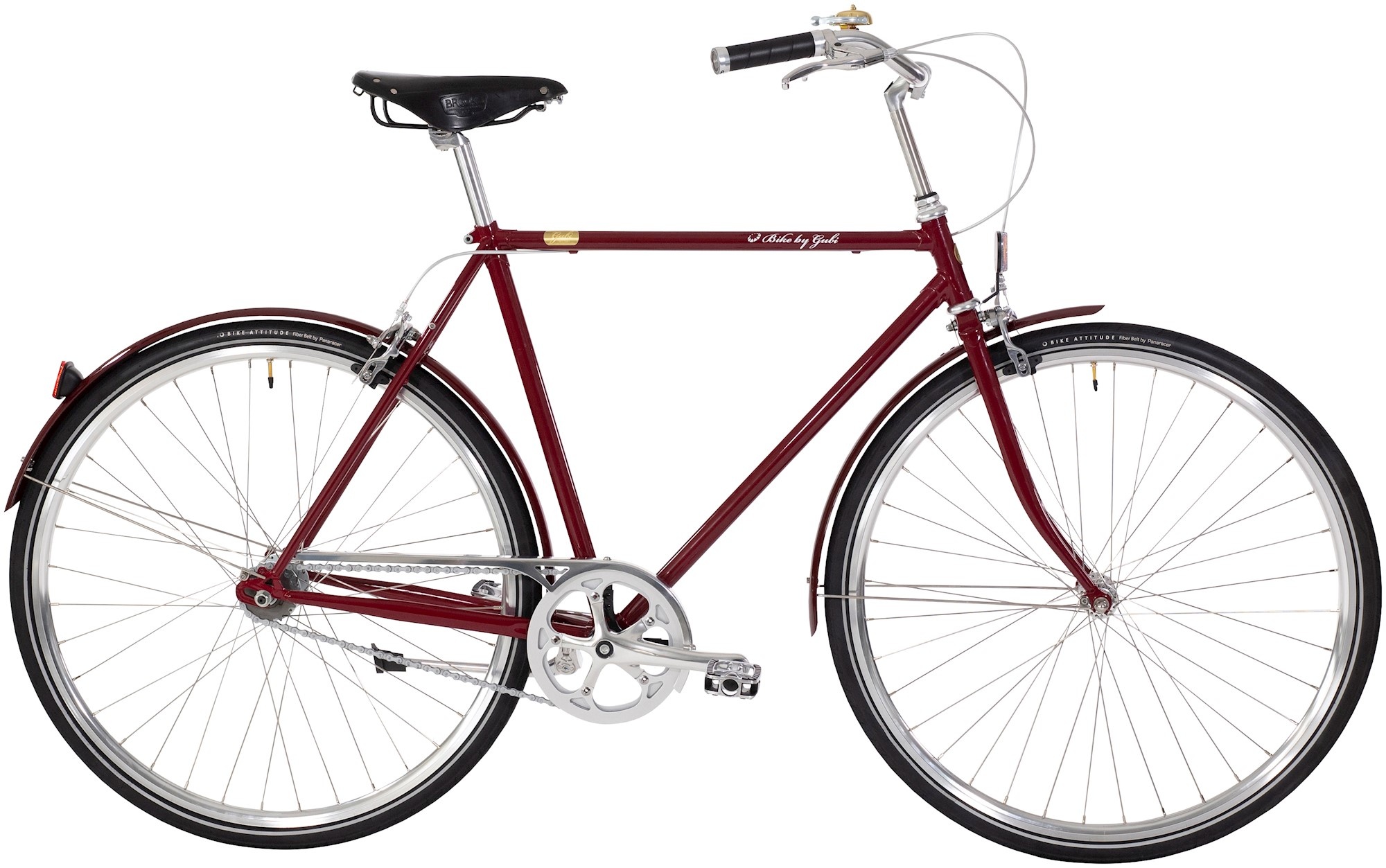 Bike by Gubi 8g Herre Fælgbremse 2023 - Bordeaux