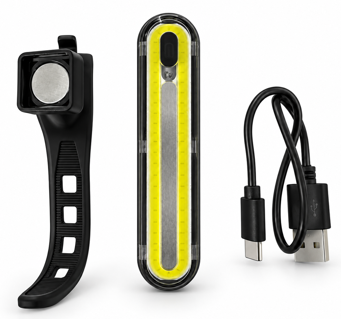 Tilbehør - Cykellygter - Abus Gemini 2.0 Forlygte 240 lumen m. Magnetholder