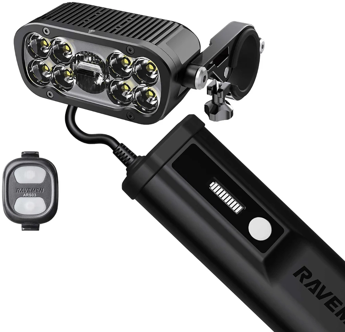 Ravmen XR6000 Forlygte - 6000 Lumen