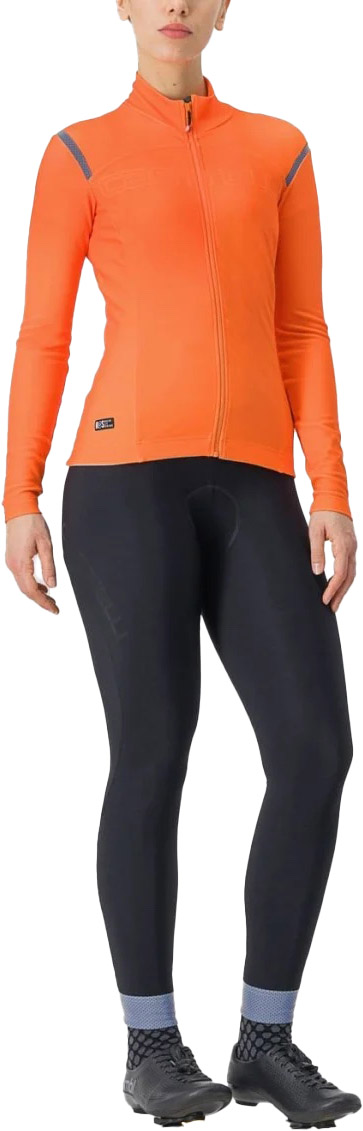 Beklædning - Cykeltrøjer - Castelli TUTTO NANO RoS W JERSEY Langærmet - Orange