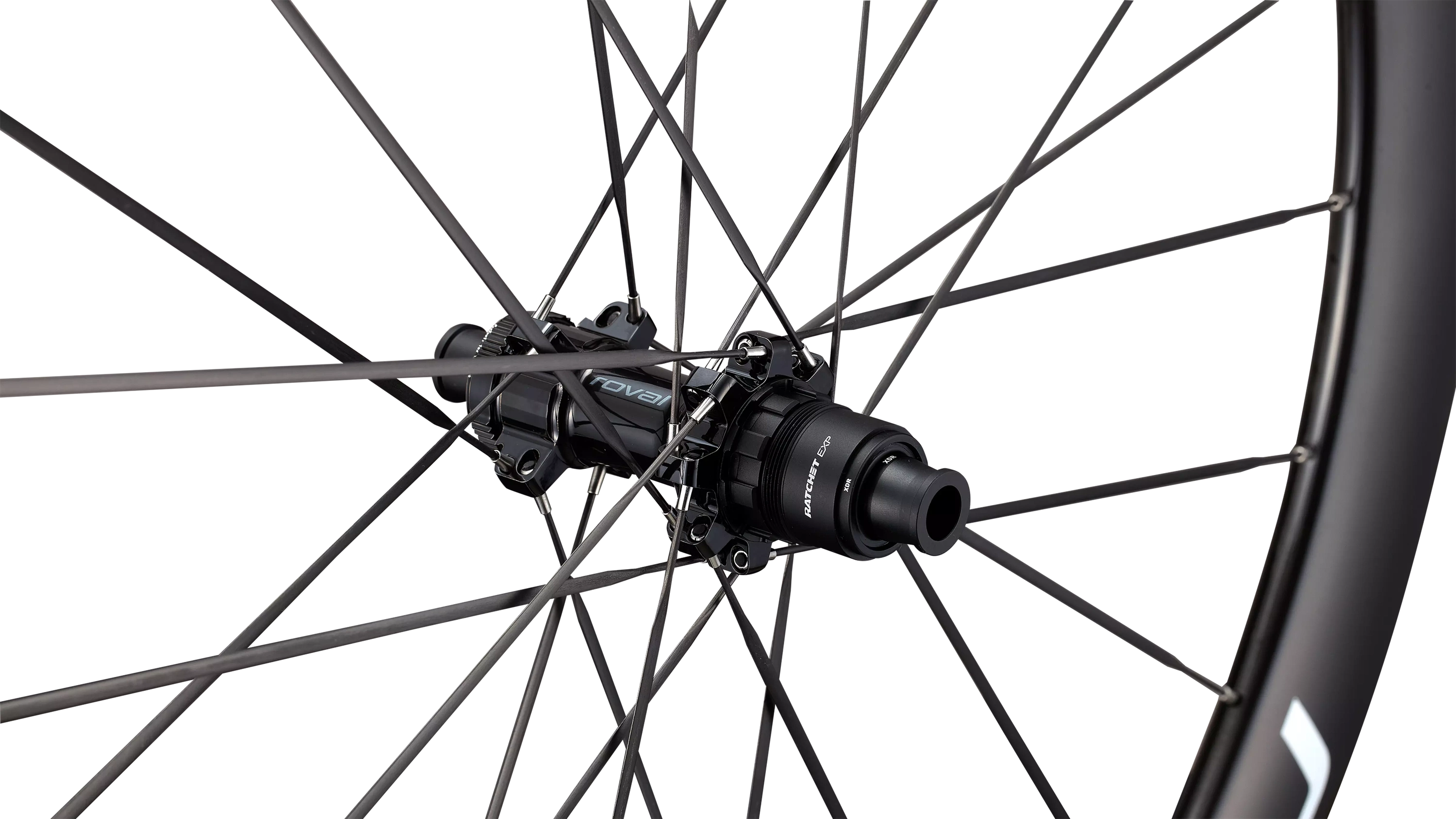 Reservedele - Hjulsæt - Specialized Rapide CLX III 28" / 700c - Rear - Gloss Carbon/Gloss White