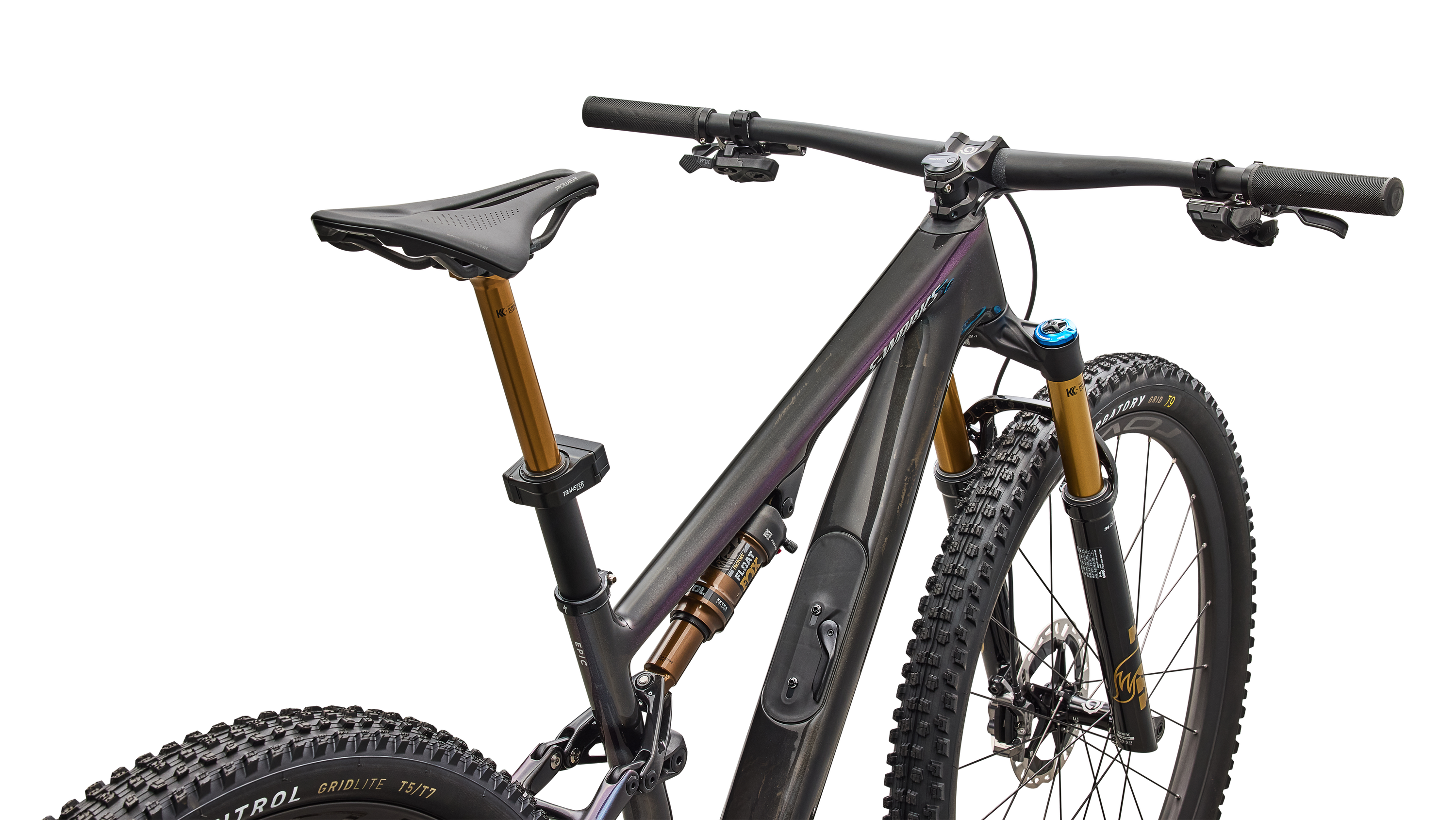 Cykler - Mountainbikes - Specialized S-Works Epic 8 EVO Di2 2026 - Gloss Carbon / Green to Purple