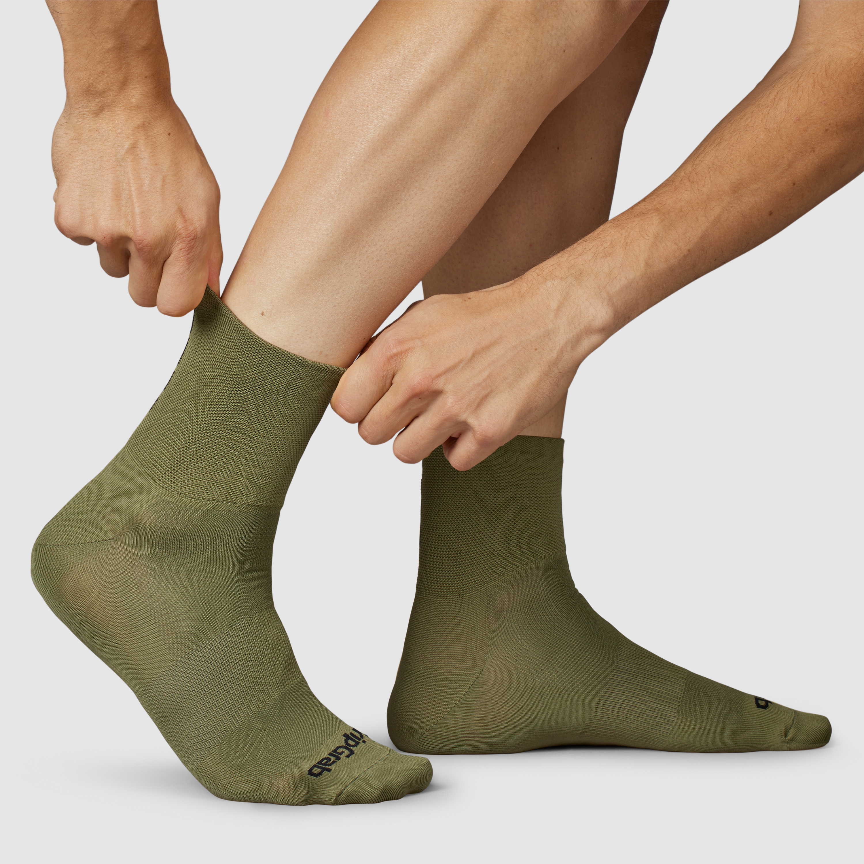 Beklædning - Sokker - GripGrab Lightweight SL Short Sokker - Olive Green