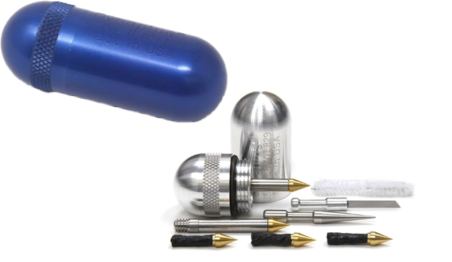Micro Pro Bicycle Tubeless Repair Kit Blå Fra Dynaplug