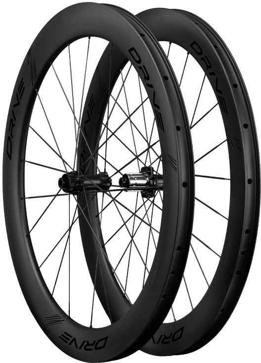 Reservedele - Hjulsæt - EliteWheels Drive SL 58D CS Disc Hjulsæt 700c Shimano HG - Matte Black