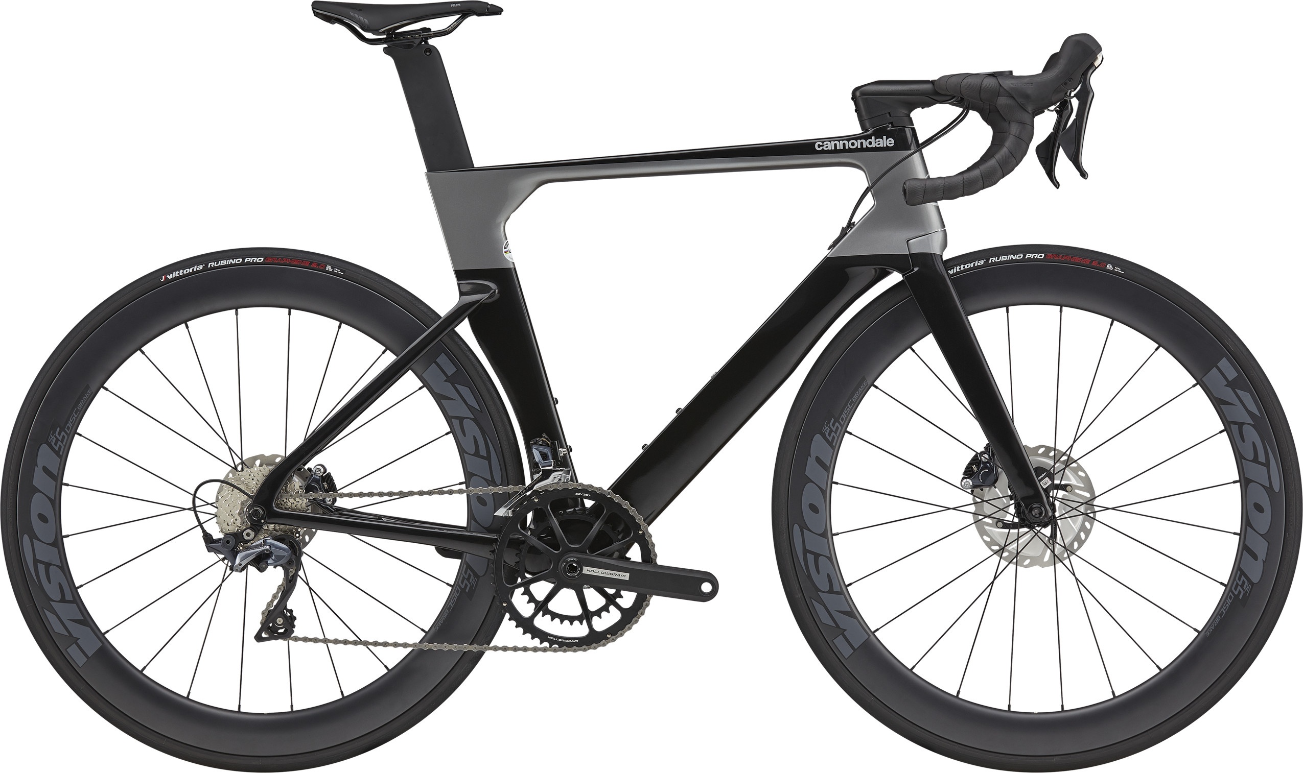 Cykler - Racercykler - Cannondale SystemSix Carbon Ultegra 2022 - Sort/Grå