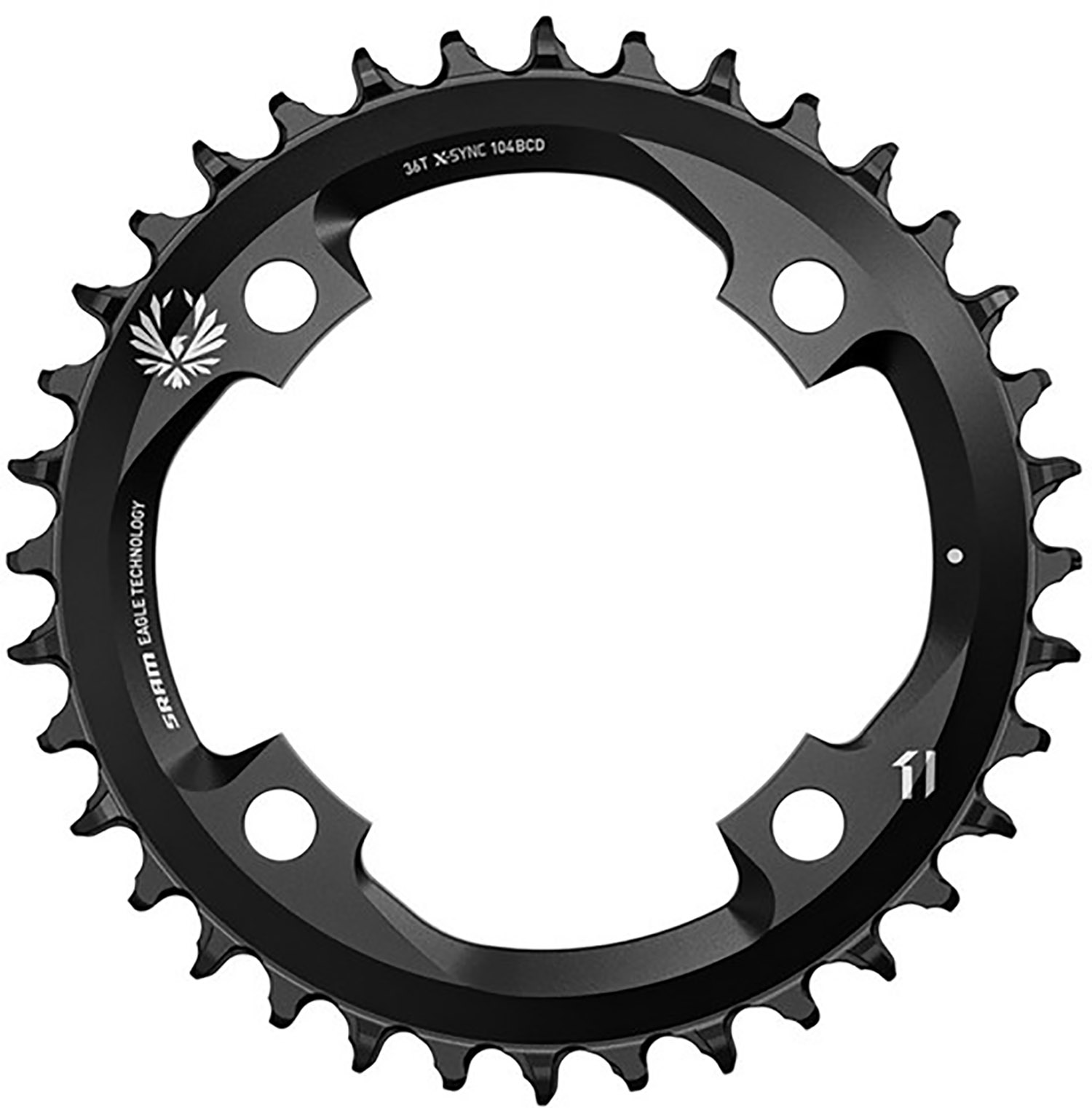 SRAM Chainring Ø104 mm Singlespeed 36T 4 holes