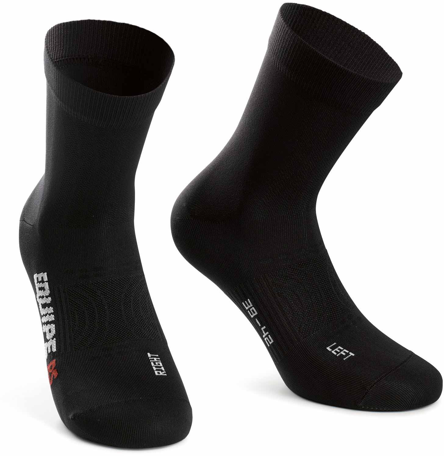 Beklædning - Sokker - Assos RS Socks Race Sokker - Sort