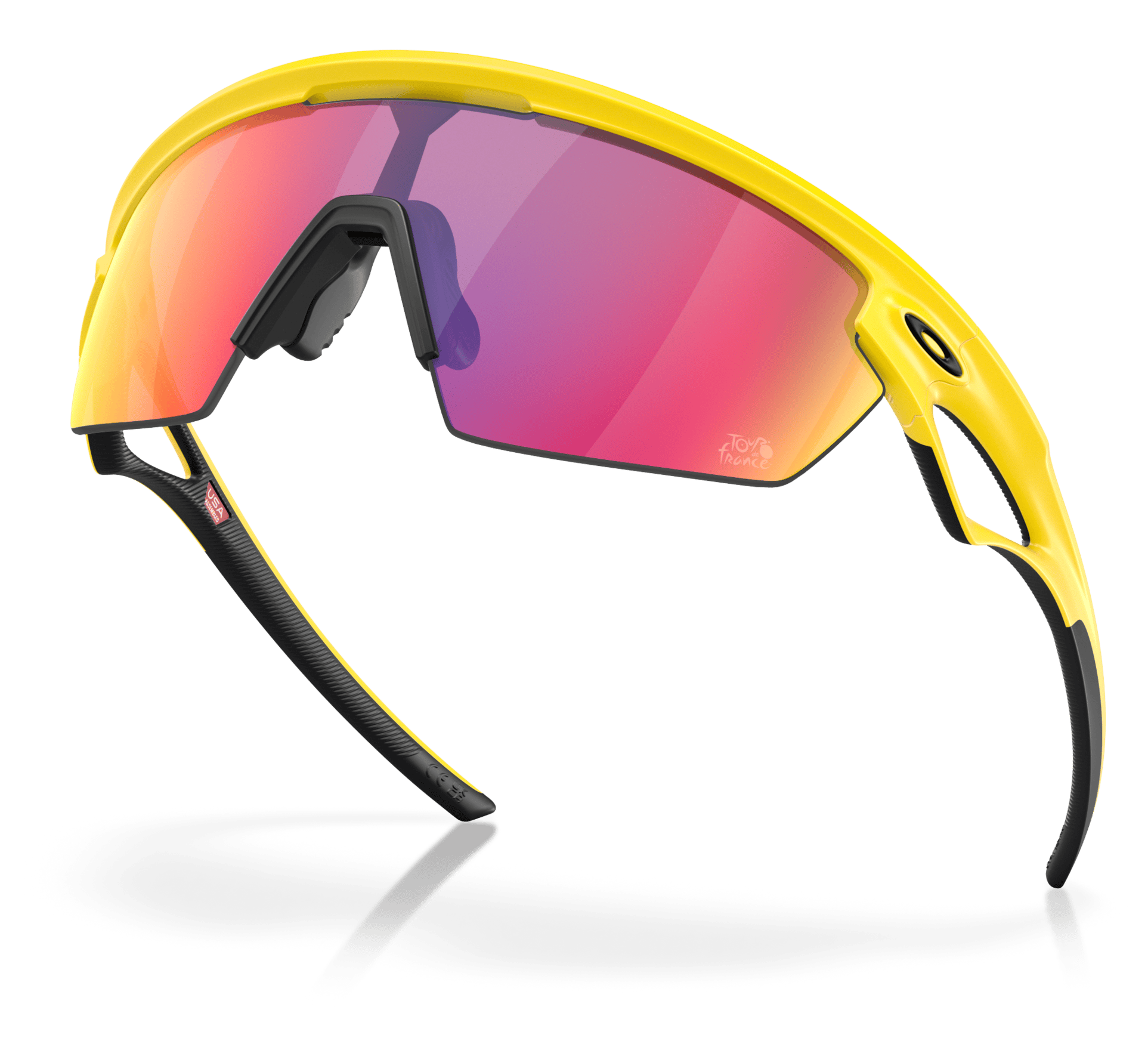 Beklædning - Cykelbriller - Oakley Sphaera TDF, MATTE YELLOW / PRIZM ROAD