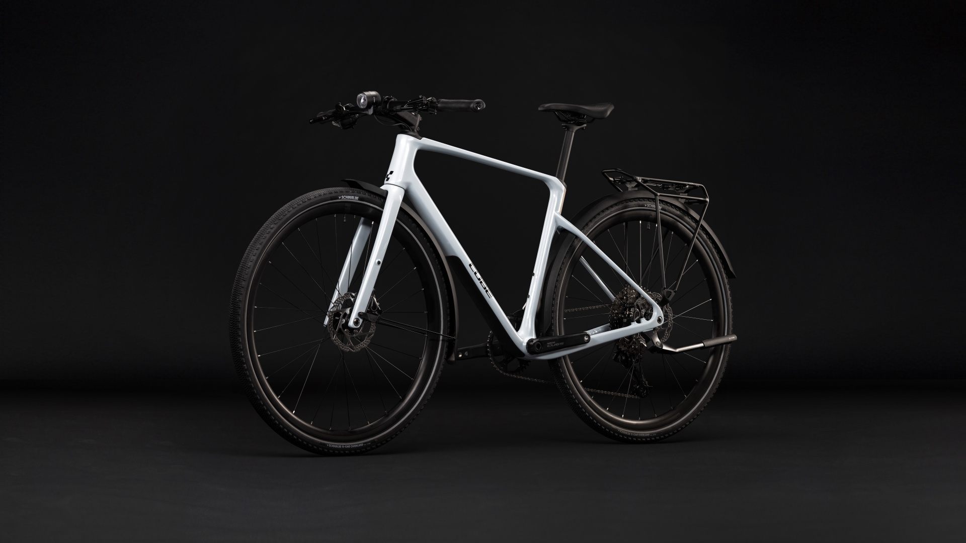 Cykler - Herrecykler - Cube Nulane C:62 SLX FE (Fully Equipped) Herre 2027 - Glacier´n´Black