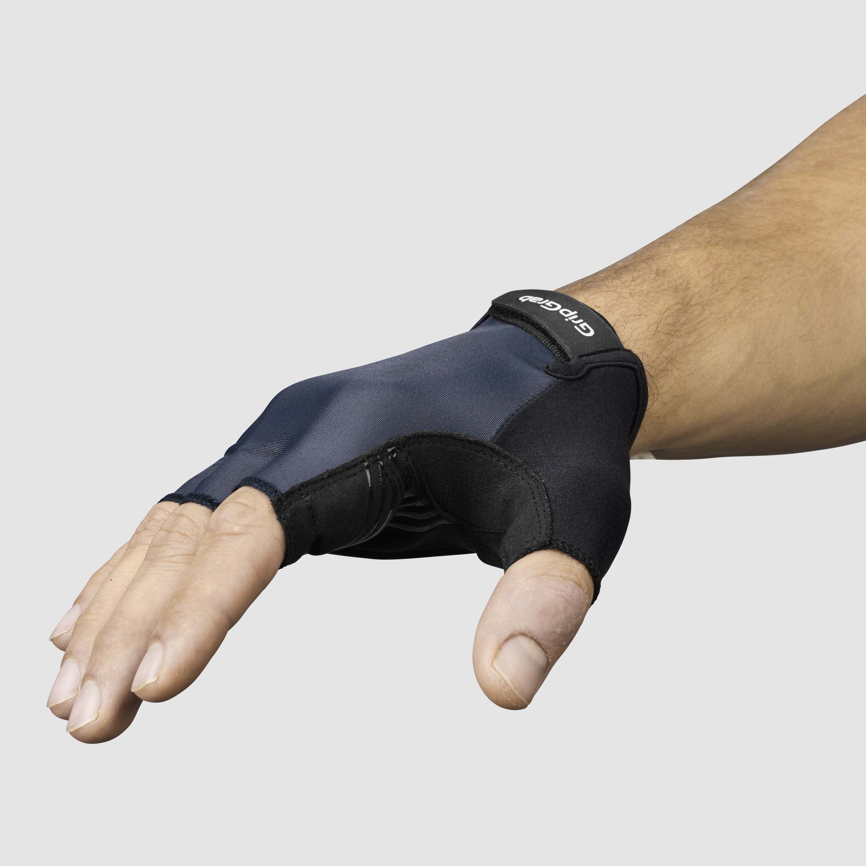Beklædning - Cykelhandsker - GripGrab RIDE Polstret Kortfingret Sommerhandsker - Navy Blue