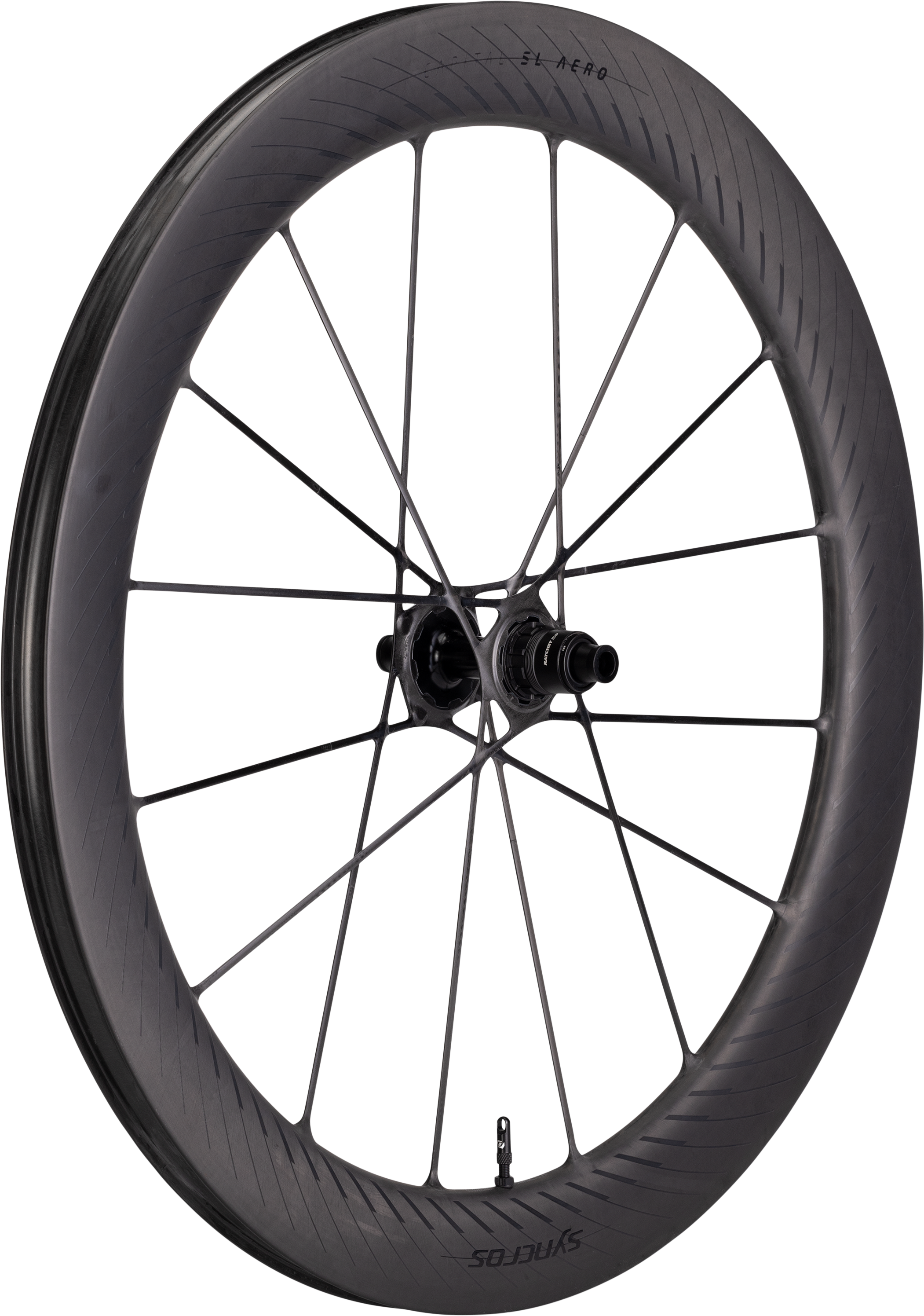 Reservedele - Hjulsæt - Syncros Wheel Rear Capital SL Aero 60mm Baghjul - 700c - Sort
