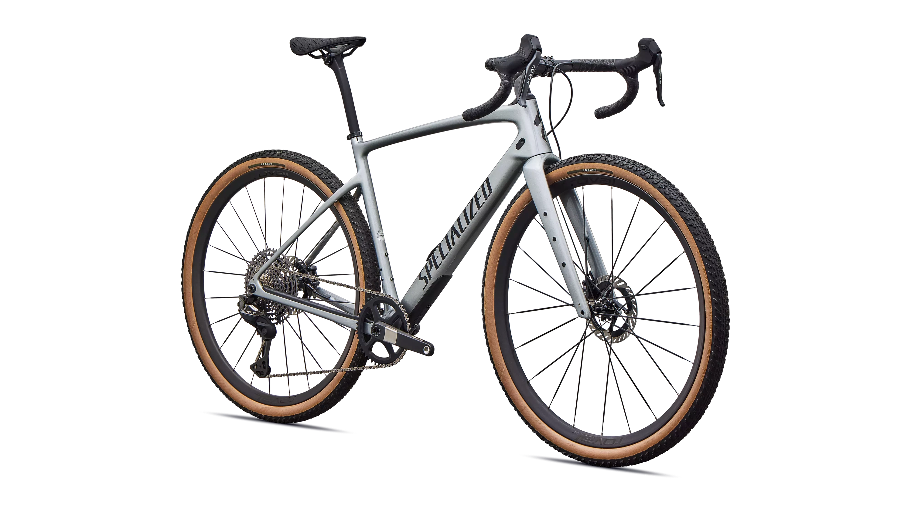 Cykler - Gravel cykler - Specialized Diverge 4 Pro LTD Shimano XTR/GRX Di2 2027 - Gloss Shadow Silver