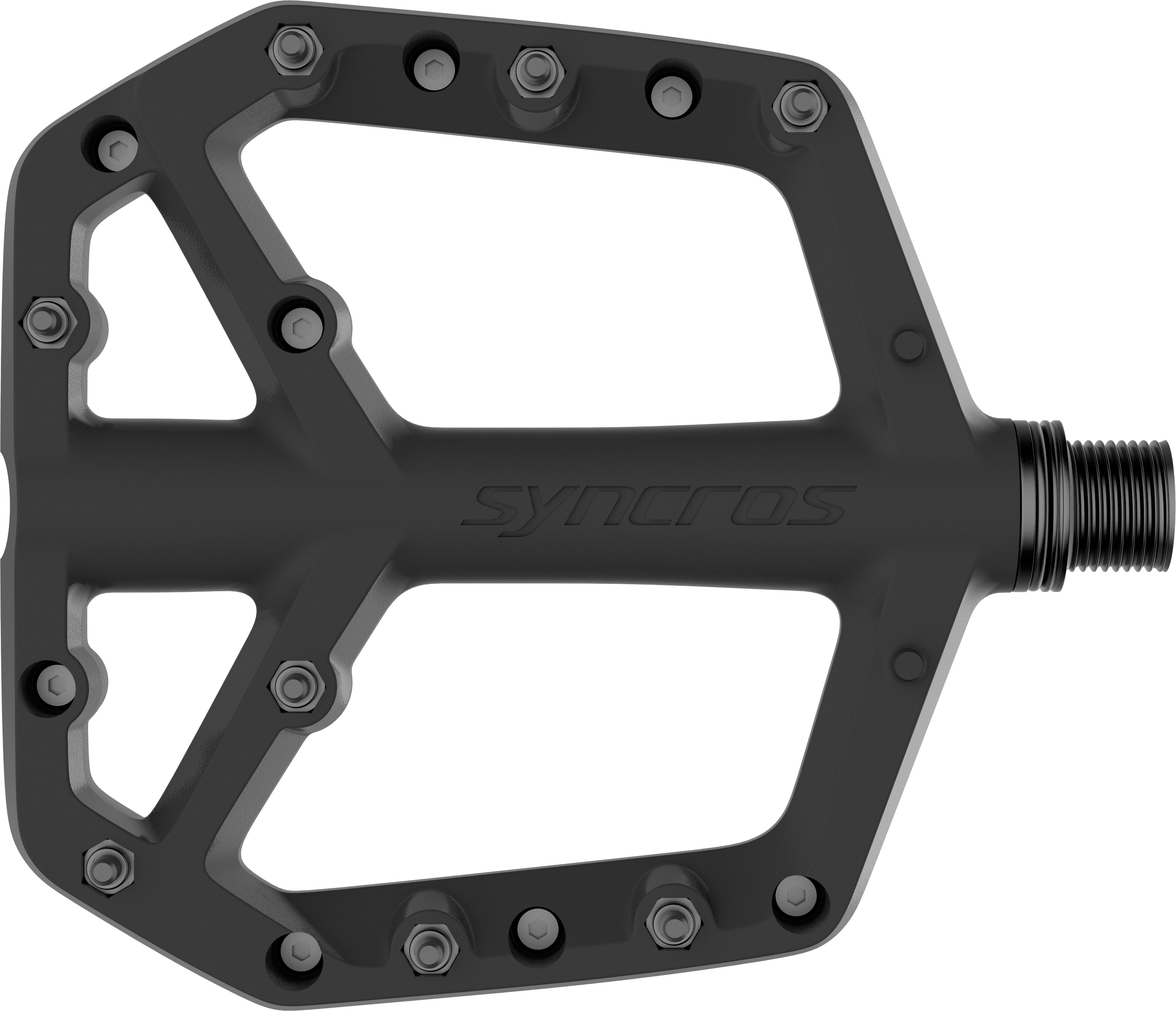Tilbehør - Pedaler & Klamper - Syncros Flat Pedals Squamish IV Pedaler - Large - Sort