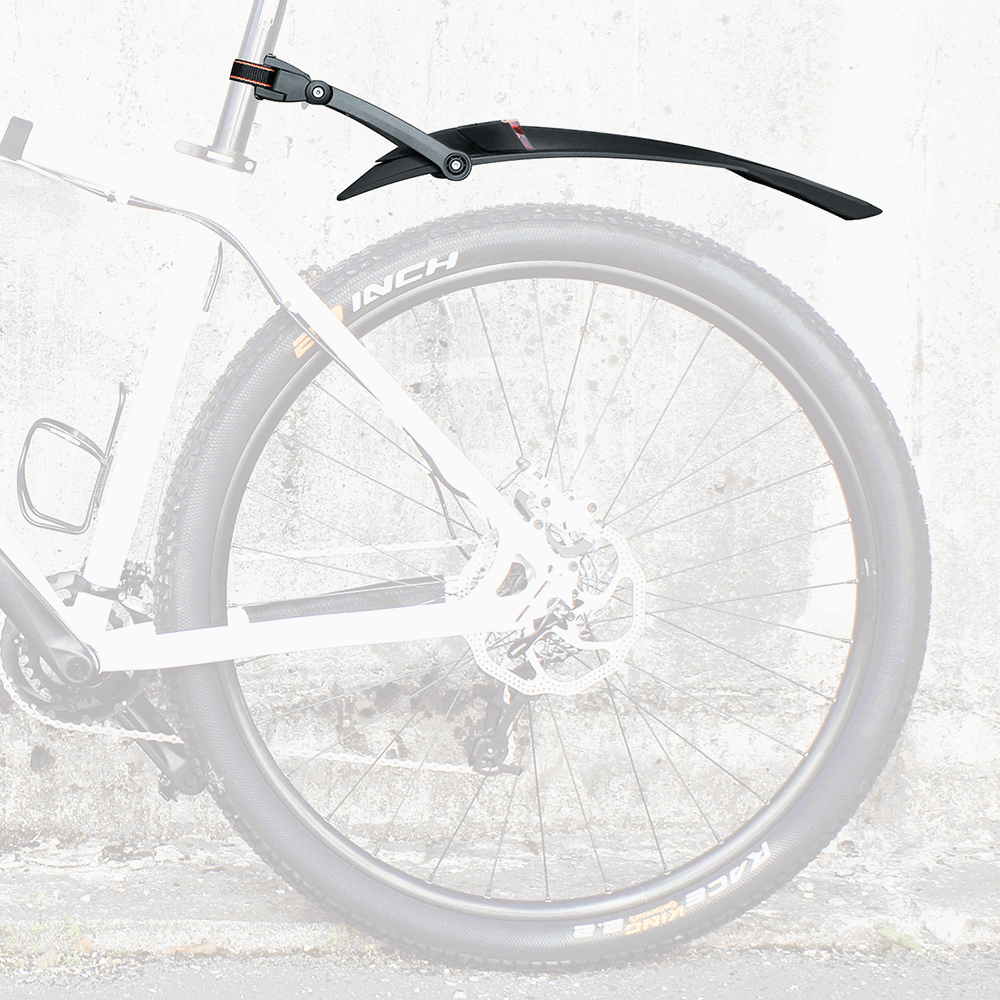 Tilbehør - Cykelskærme - Cykelskærme MTB - SKS MTB Nightblade 27.5"/29" bagskærm m. USB lygte