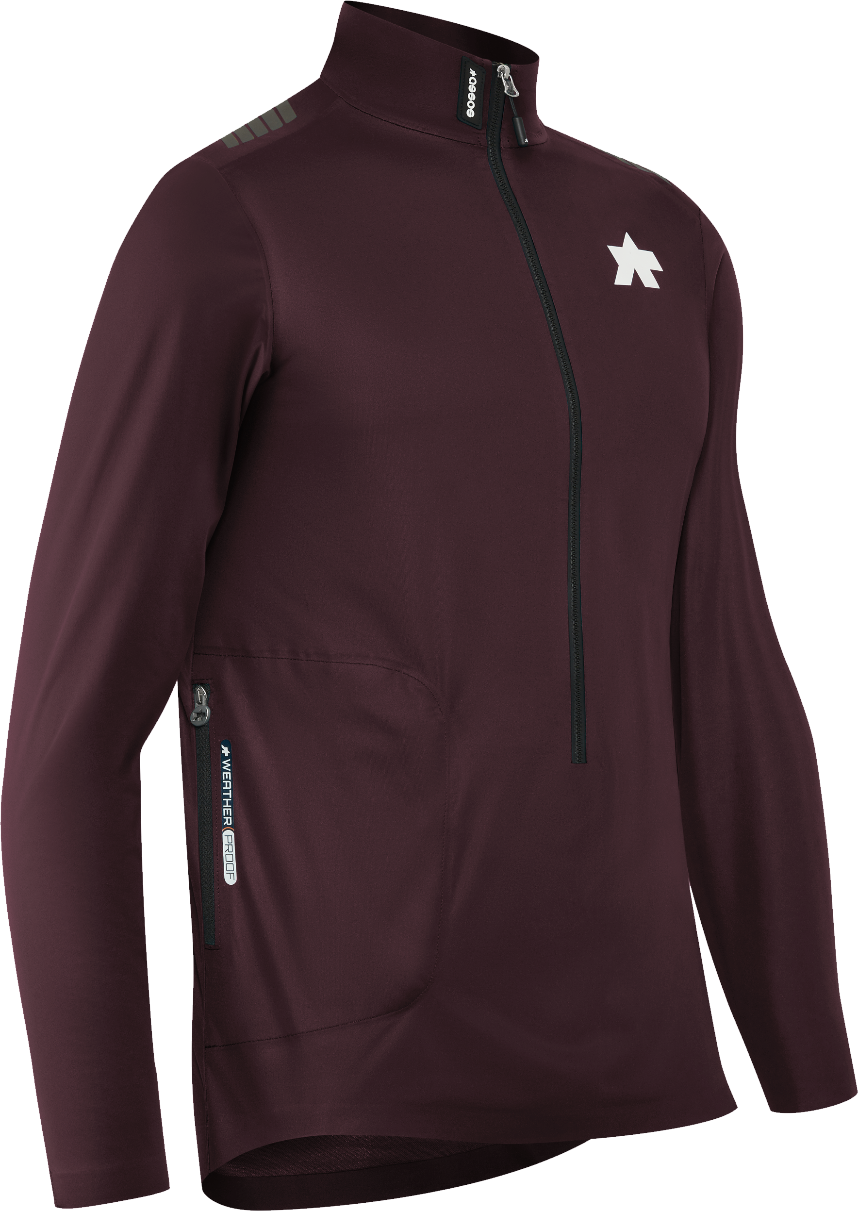 Assos TACTICA Rain Jacket T5 - Mulberry Brown