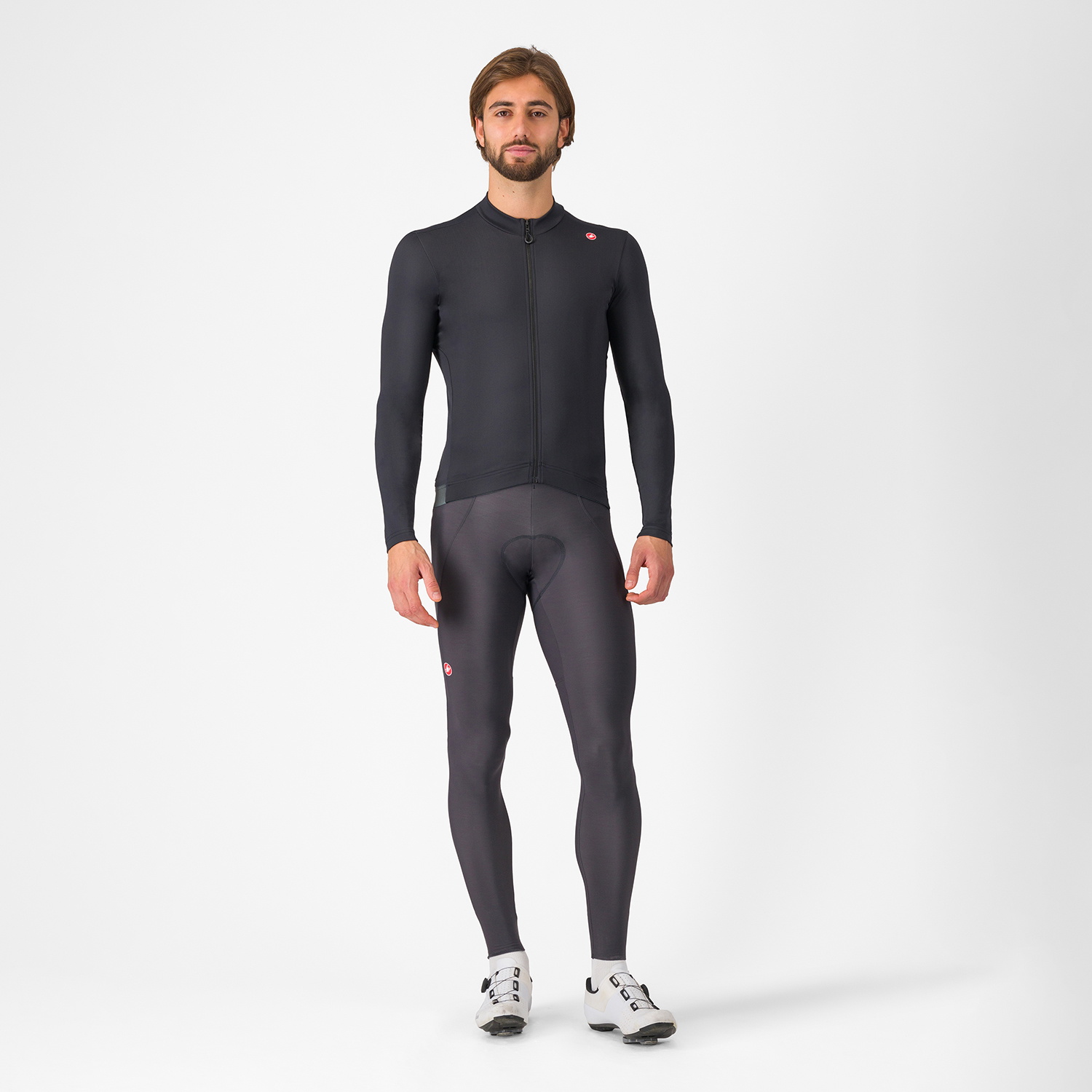 Beklædning - Cykeltrøjer - Castelli ESPRESSO THERMAL Jersey - Light Black