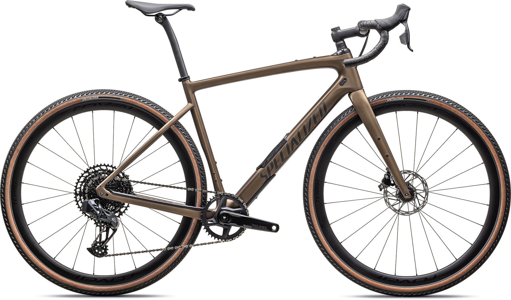 Cykler - Racercykler - Specialized Diverge Expert Carbon 2025 - Satin Burnt Gold Metallic