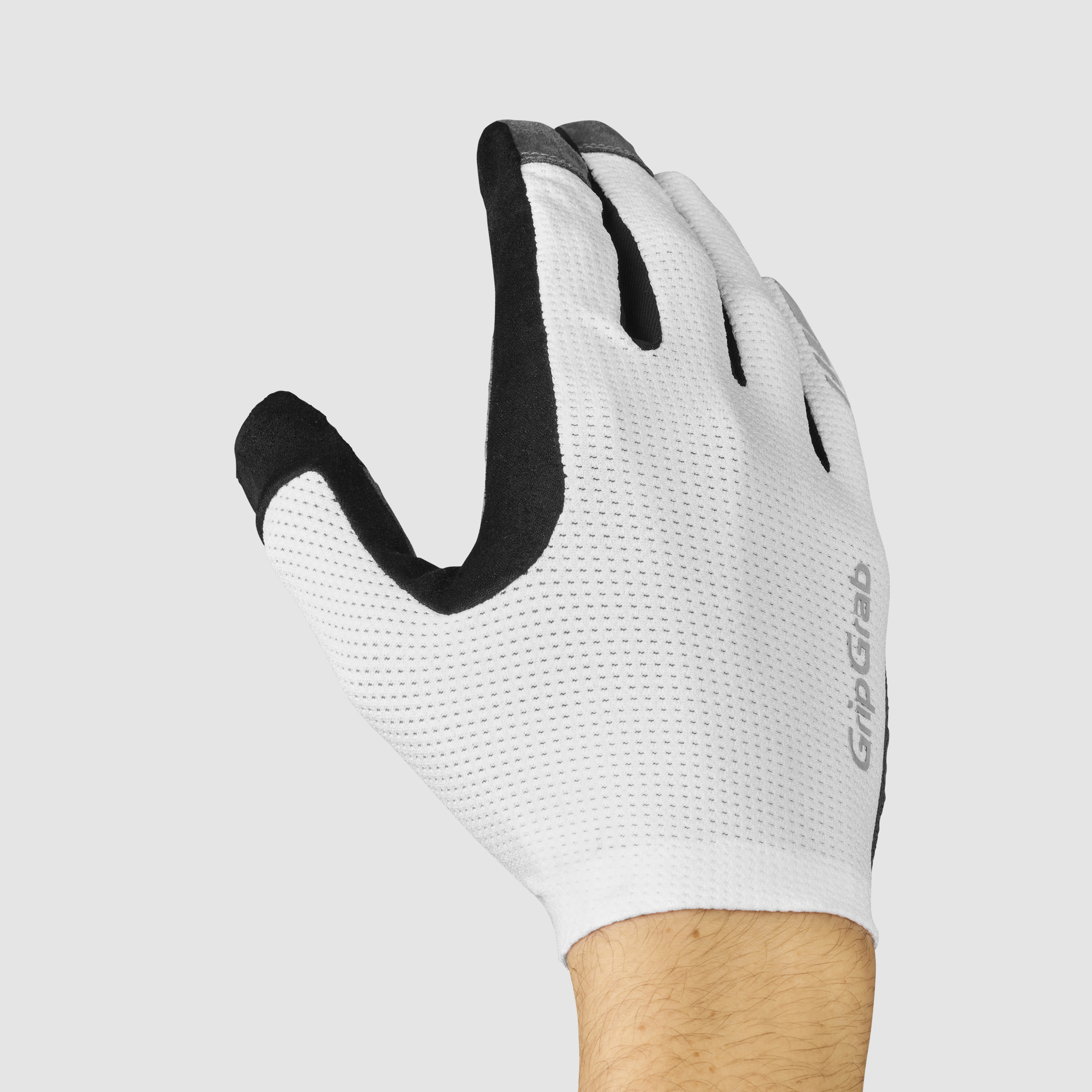 Beklædning - Cykelhandsker - GripGrab PACR InsideGrip™ Langfingret Sommerhandsker - White