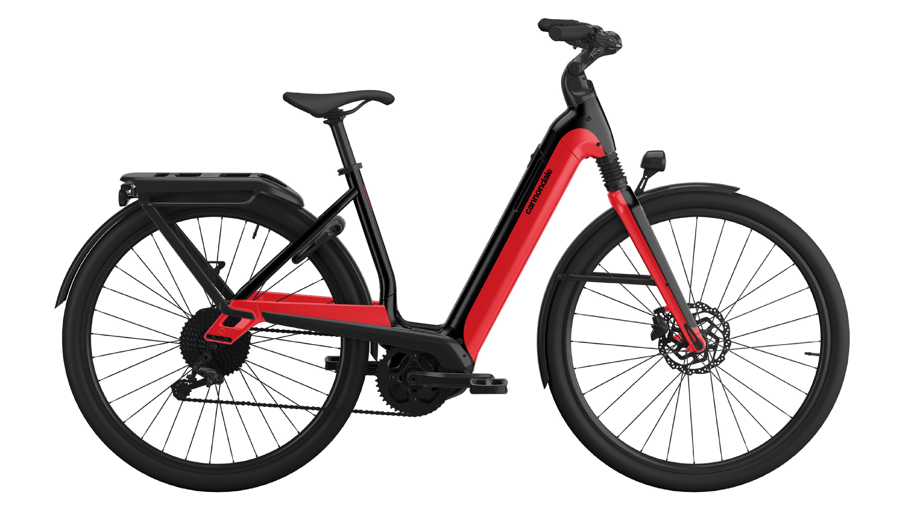 Cykler - Elcykler - Cannondale Mavaro Neo 4 2022 - Sort/Rød