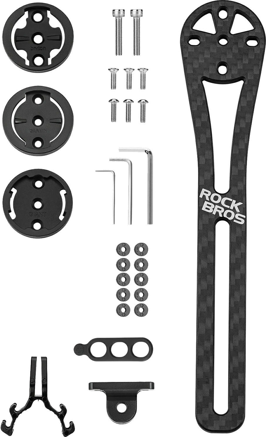 RockBros Cykelcomputerholder Carbon - Type B RockBros Cykelcomputerholder Carbon - Type B