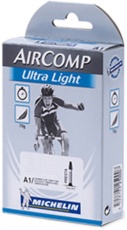 Reservedele - Cykelslanger - Michelin Aircomp Ultralight Tube 700x18/25c Presta 40mm/60mm