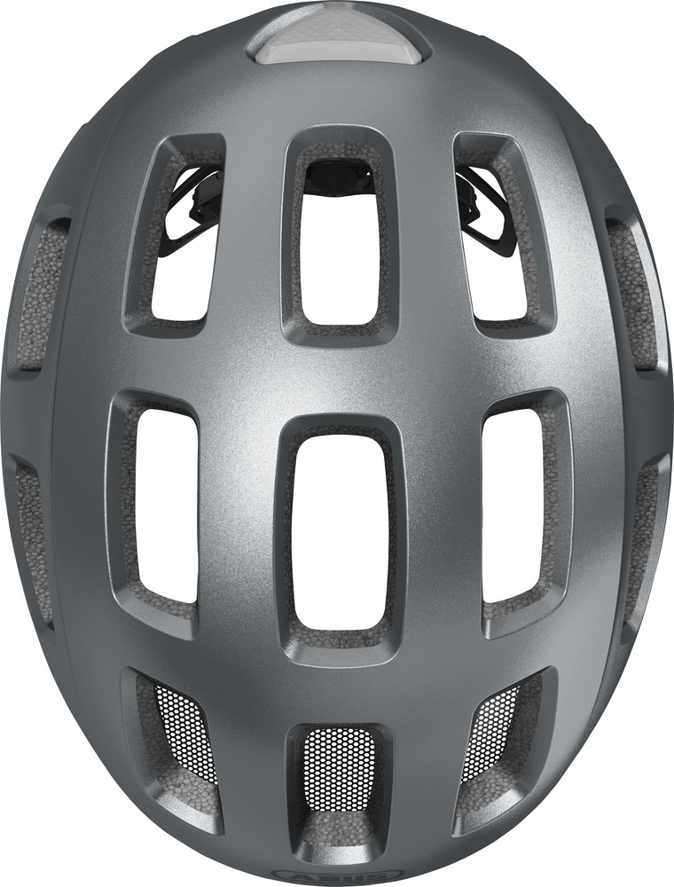Beklædning - Cykelhjelme - Abus Youn-I 2.0 m. LED lys - Graphite Silver