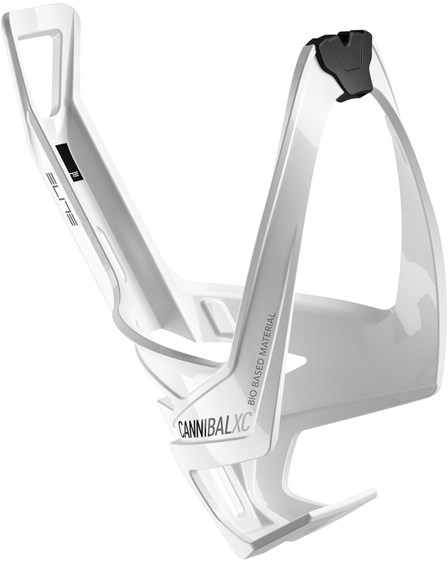 Tilbehør - Flaskeholdere - Elite Bottle Cage Cannibal XC Bio Based Dunkholder - White Glossy