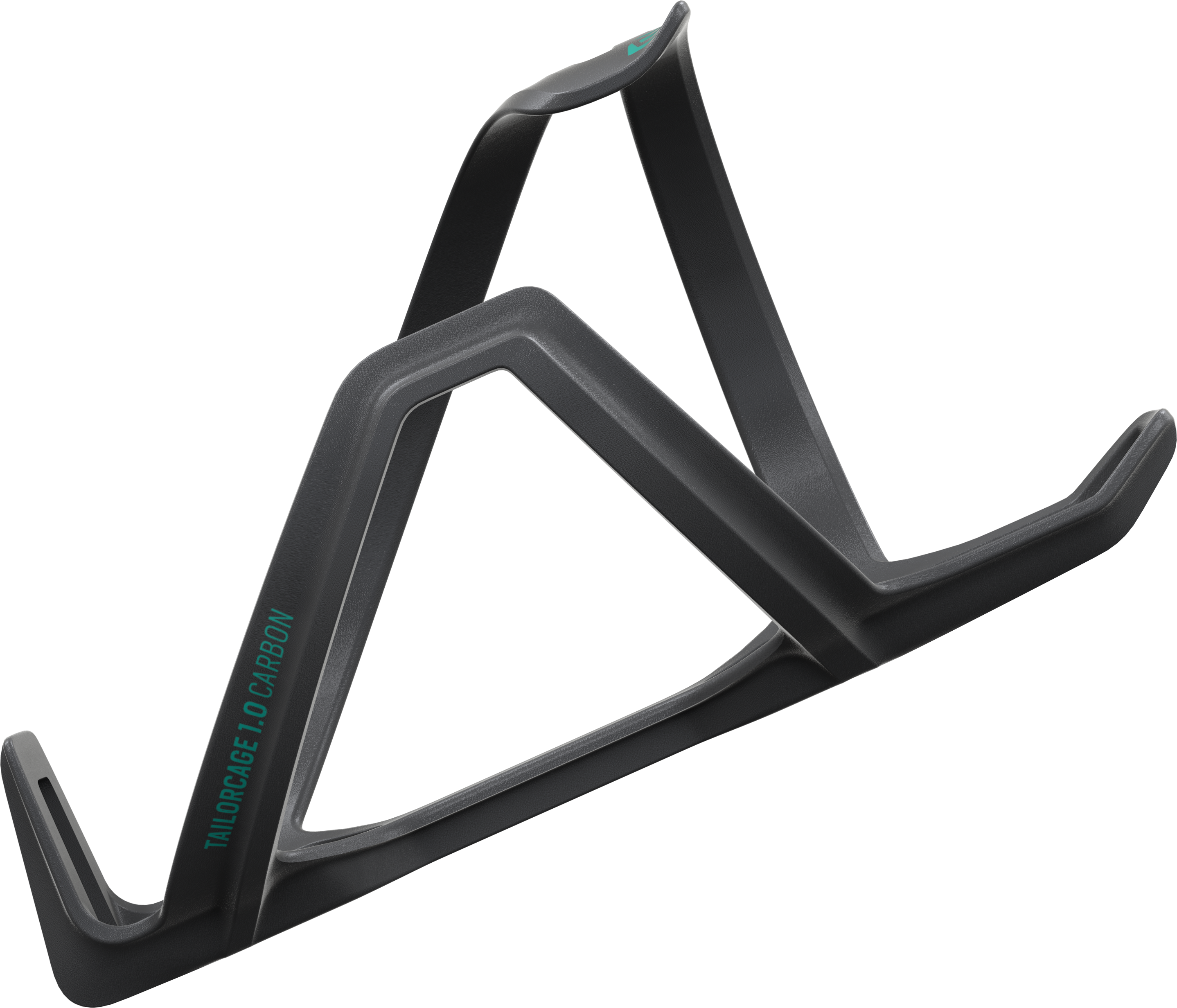Tilbehør - Flaskeholdere - Syncros Bottle Cage Tailor cage 1.0 R. Flaskeholder - Black/Teal Blue
