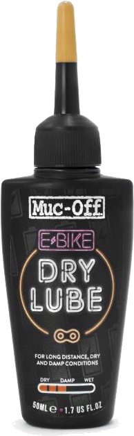 Se Muc-Off E-Bike Dry Lube - Tør kædeolie til El-Cykler - 50 ml hos Cykelexperten.dk