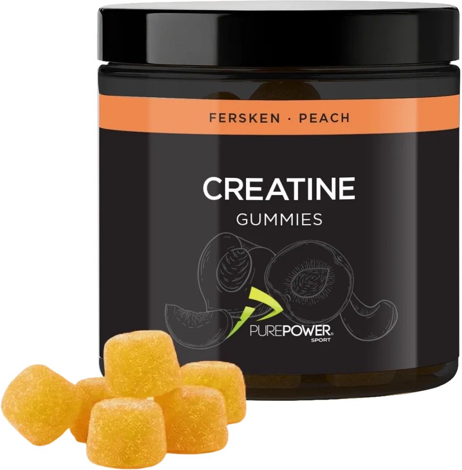 Purepower Creatine Gummies - Peach (60 stk.)