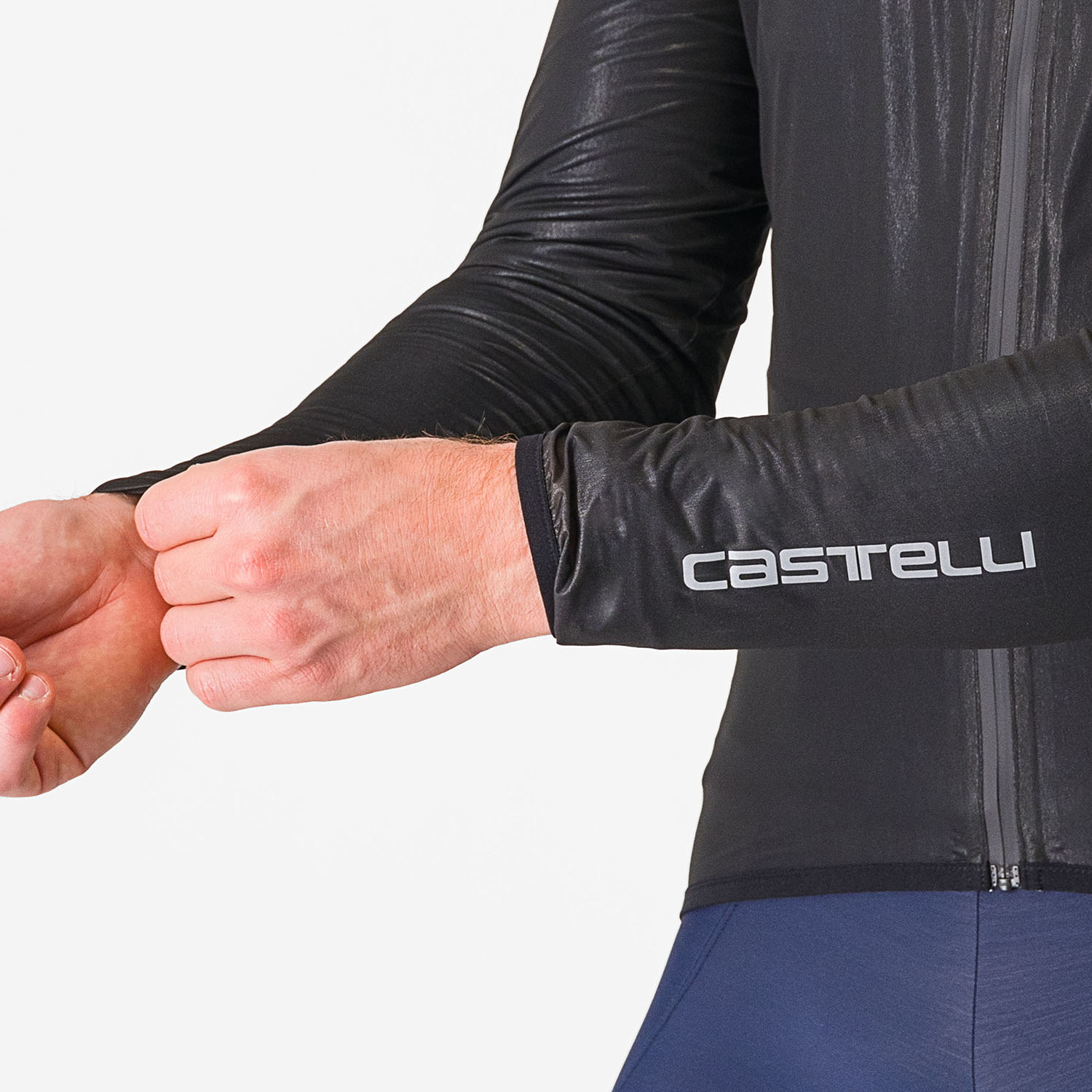 Beklædning - Cykeljakker - Castelli SQUALL SHELL Jacket - Light Black/Silver Gray
