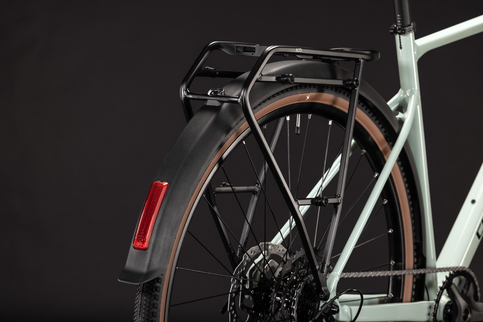 Cykler - Herrecykler - Cube Nulane Pro FE (Fully Equipped) Herre 2027 - Aloegreen´n´Black