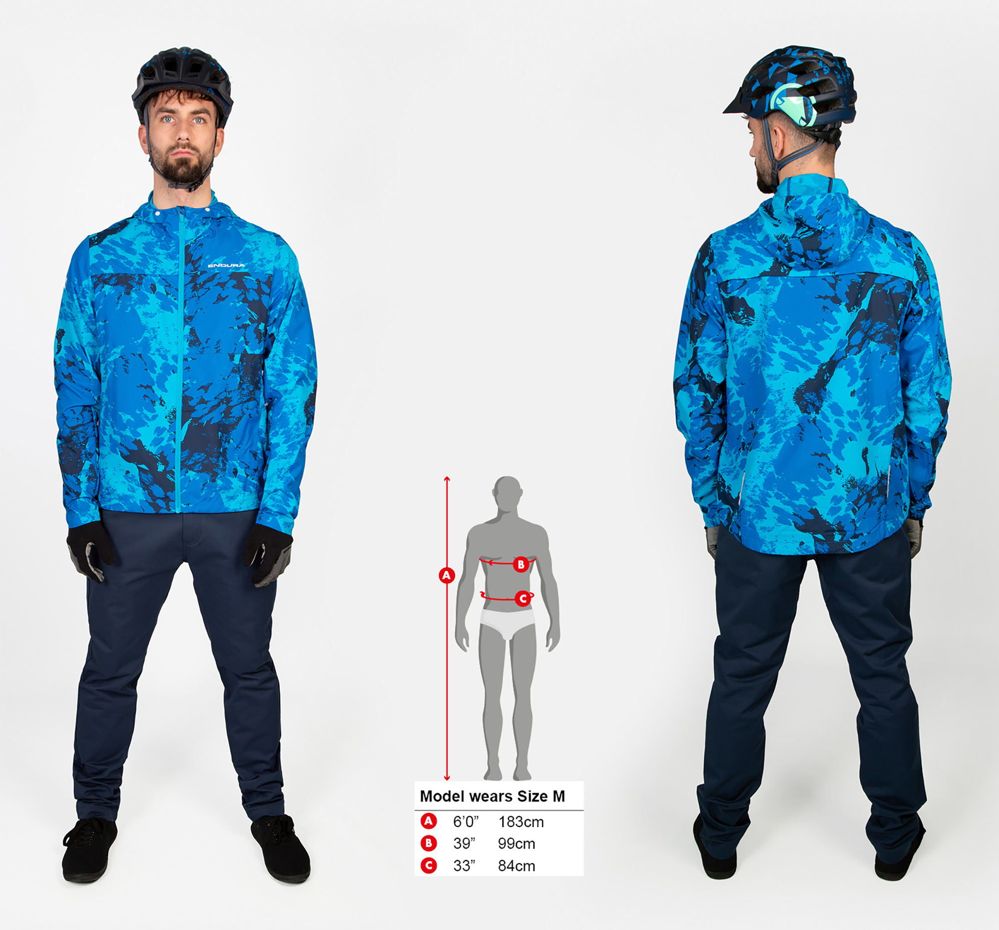 Beklædning - Cykeljakker - Endura Hummvee Windproof Shell Jacket - Blå