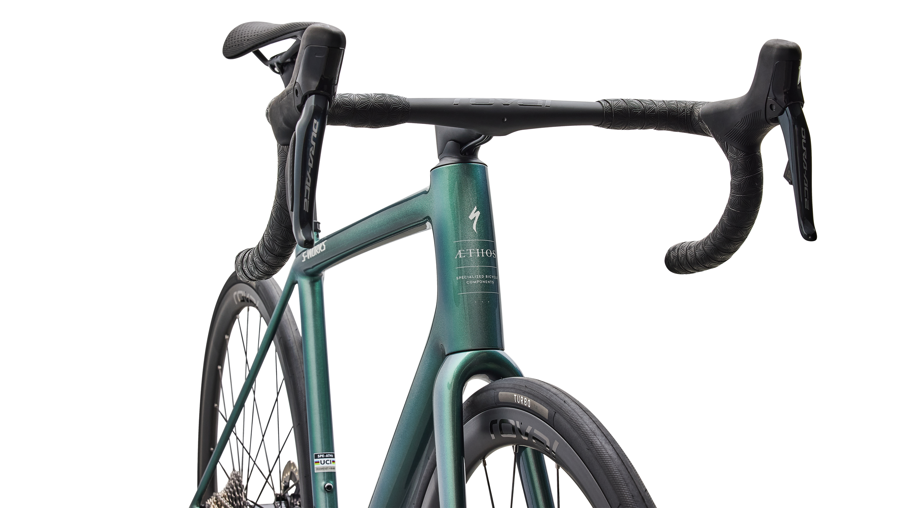 Cykler - Racercykler - Specialized S-Works Aethos 2 2026 - Gloss Premium Fjord Metallic / Dolomite Metallic