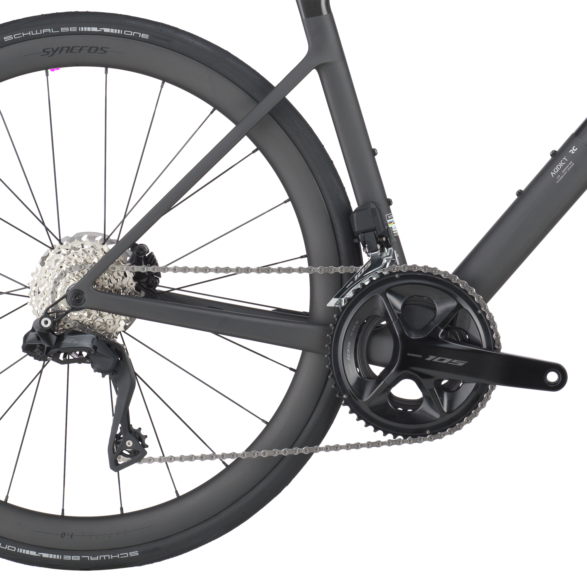 Cykler - Racercykler - Scott Addict RC 30 2025 - Carbon Black