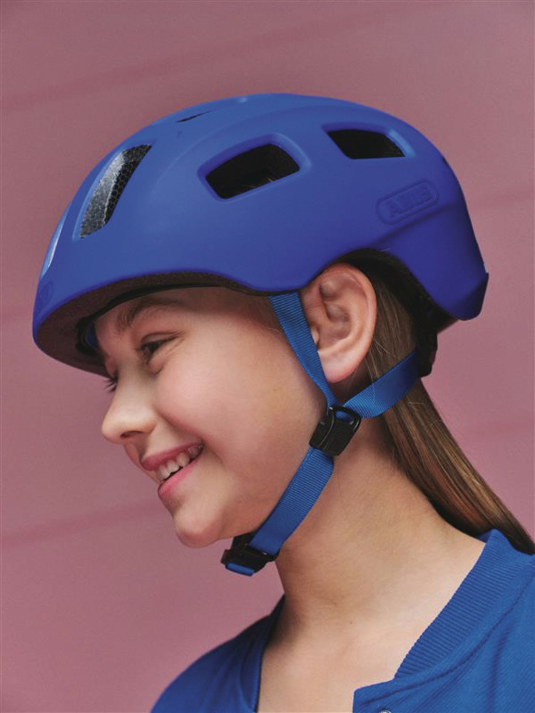 Beklædning - Cykelhjelme - Abus Youn-I 2.0 m. LED lys - Mono Blue