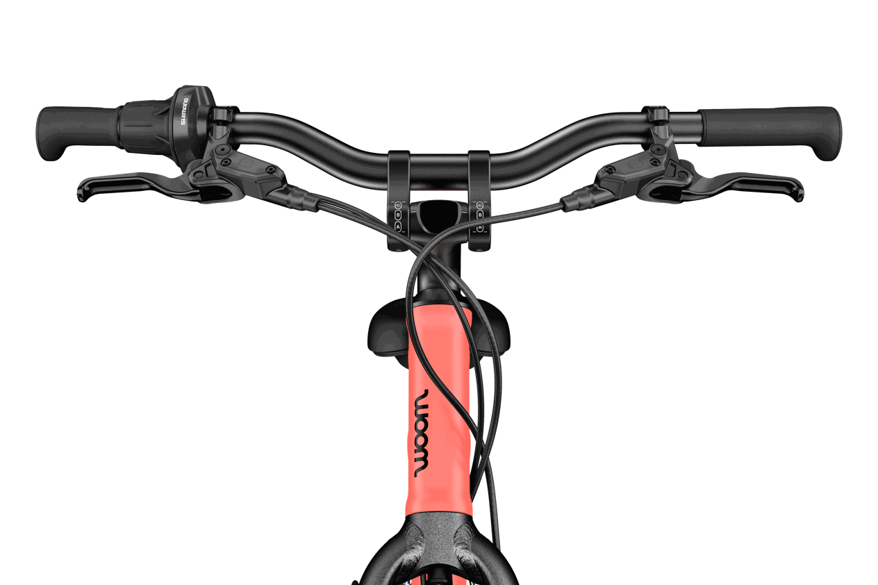 Cykler - Børnecykler - Woom Explore 4 - Neon Coral