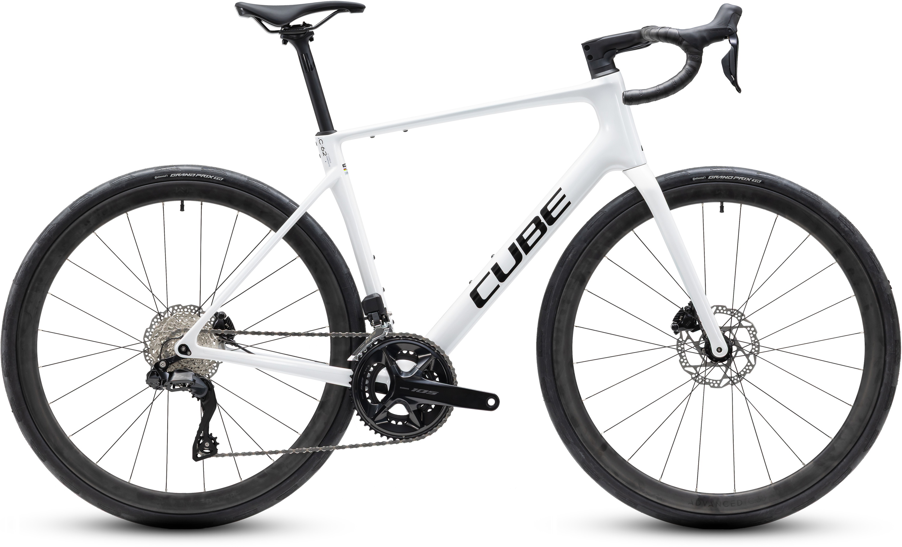 Cube Attain C:62 SLX 2027 - Metallicwhite´n´Black Cube Attain C:62 SLX 2027 - Metallicwhite´n´Black