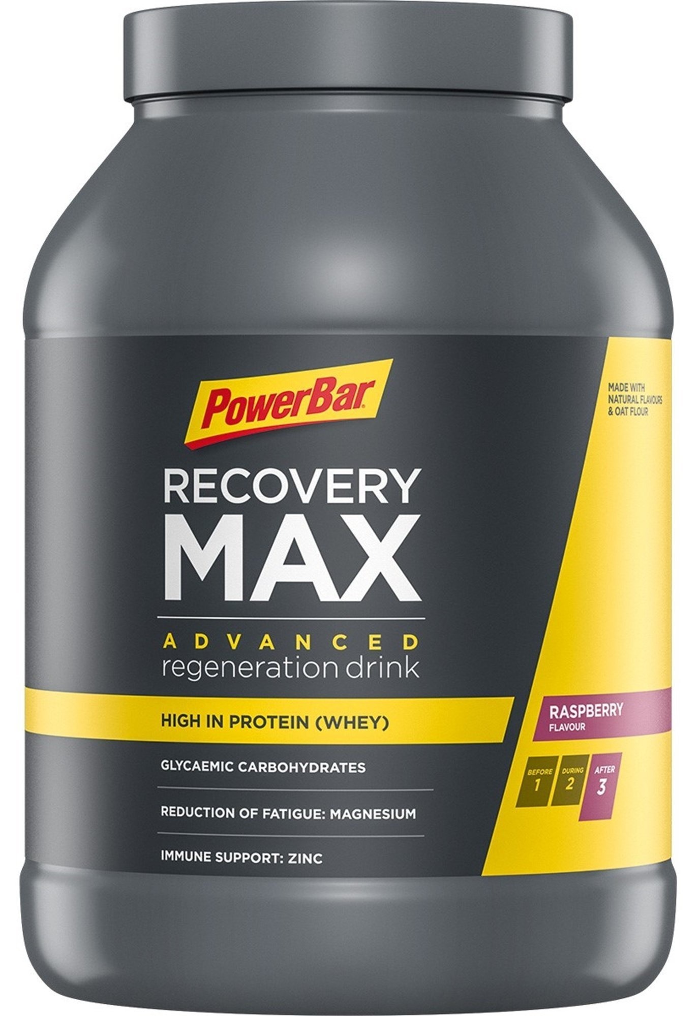 Tilbehør - Energiprodukter - Powerbar Recovery Max - Rasberry - 1144g
