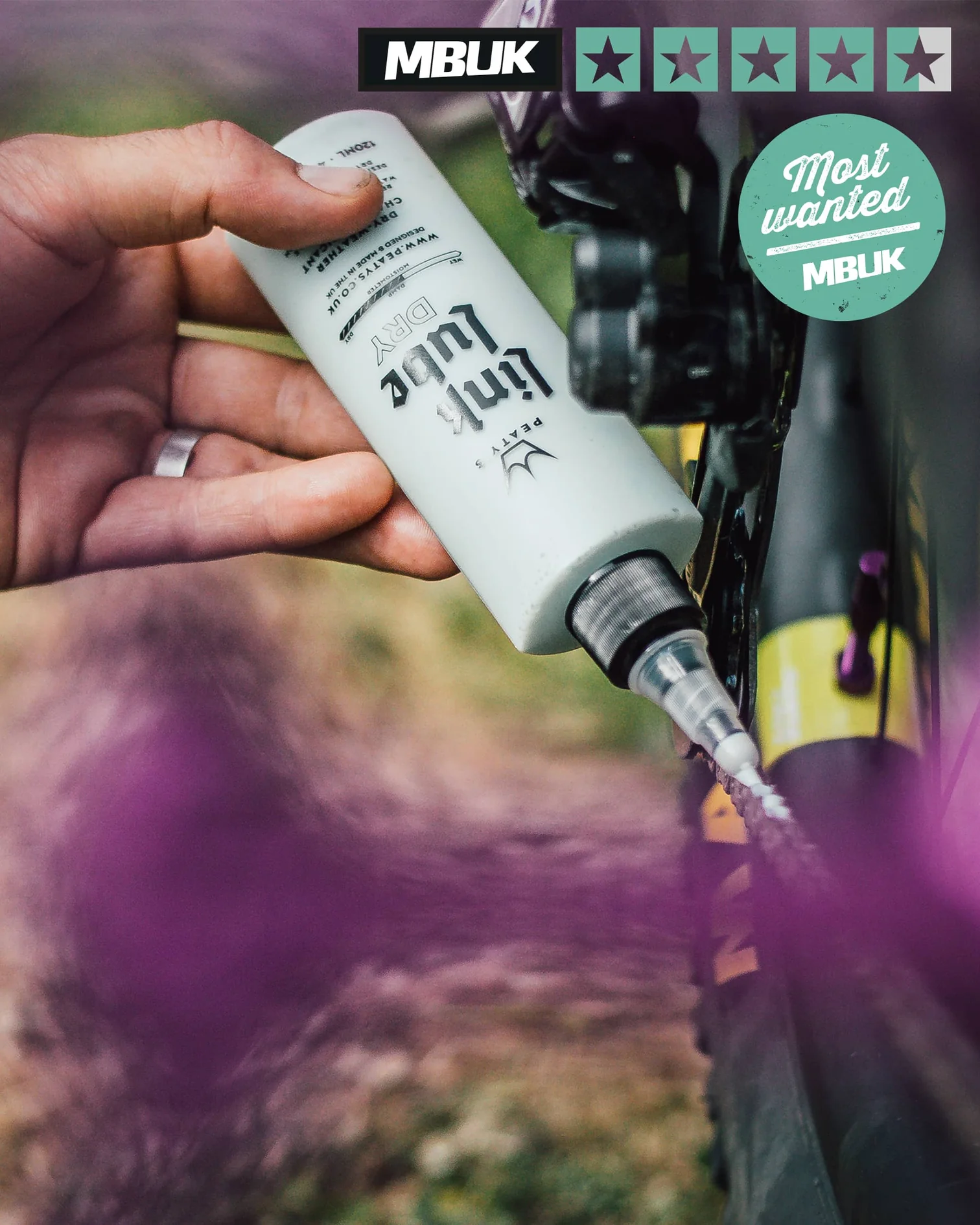 Tilbehør - Olie / Fedt - Peaty's LinkLube Dry 120ml