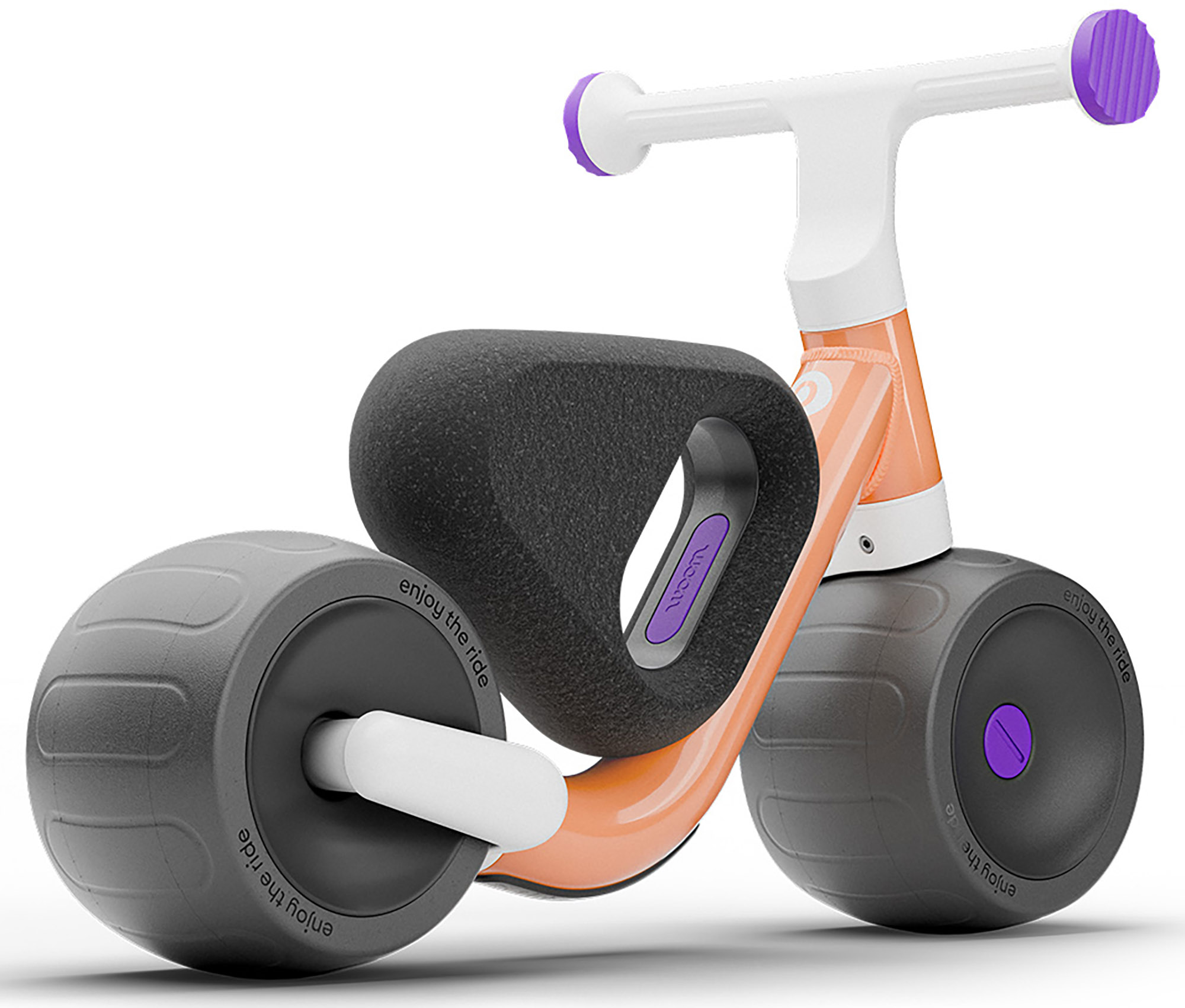 Tilbehør - Diverse - Løbecykel - Woom WOW "Wobble Wobble" - Pop Peach