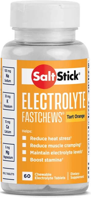 Tilbehør - Energiprodukter - SaltStick Fastchews Orange 60 stk.