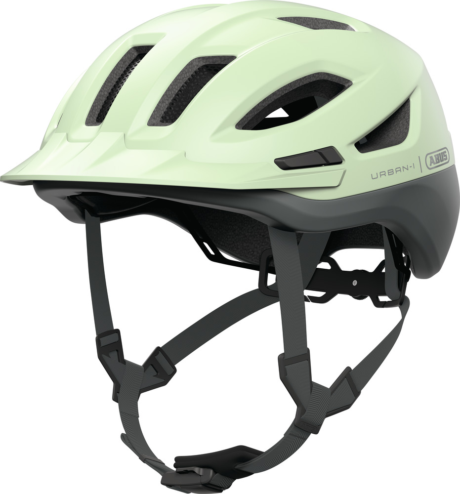Beklædning - Cykelhjelme - Abus Hjelm Urban-I 4.0 ACE m. LED - Pistacchio Green