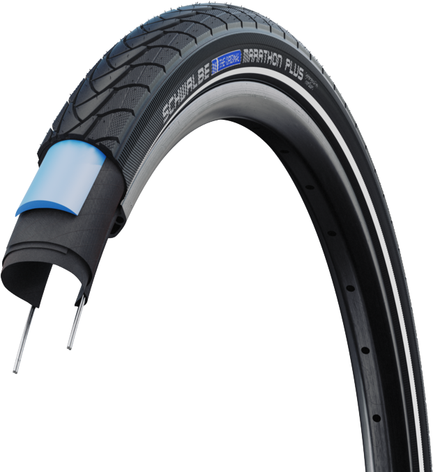 Schwalbe Marathon Plus SmartGuard 26x1.375 - Sort billede