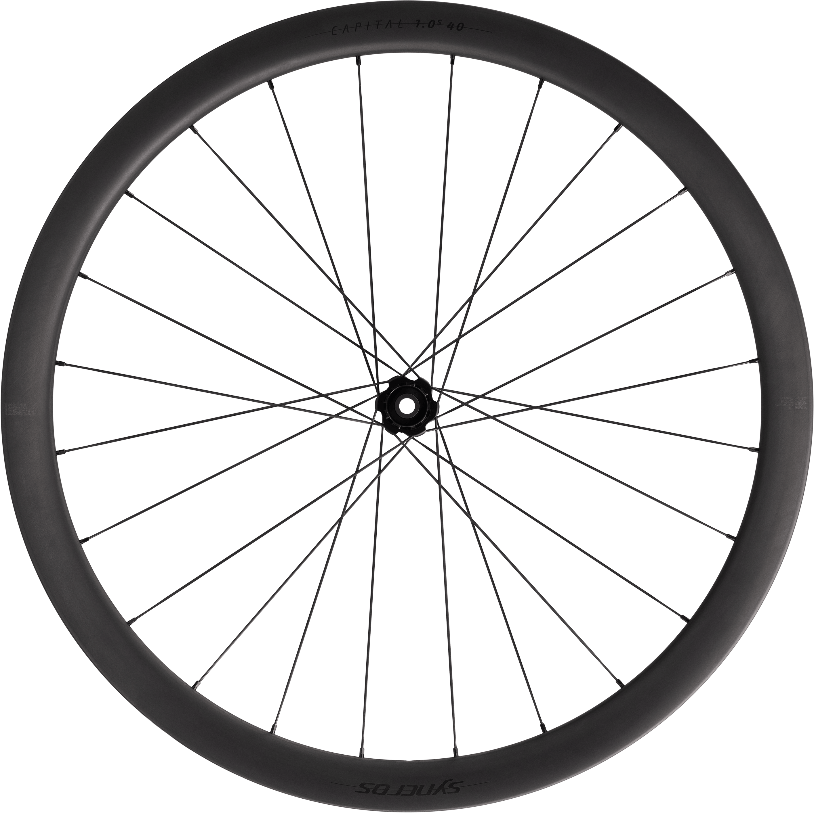 Reservedele - Hjulsæt - Syncros Wheelset Capital 1.0s 40 Hjulsæt - 700c - Sort