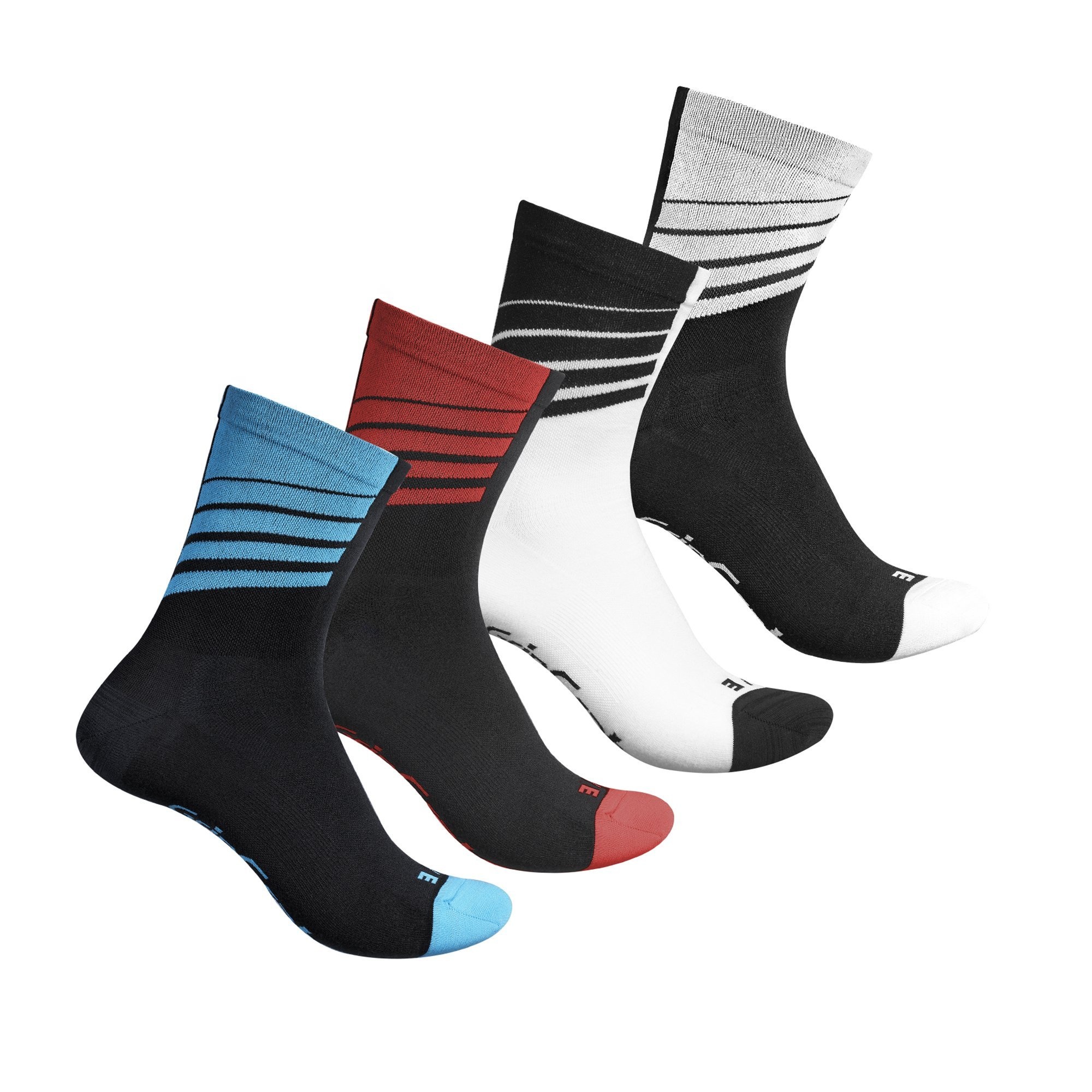 Beklædning - Sokker - GripGrab Racing Stripes Sokker - Hvid